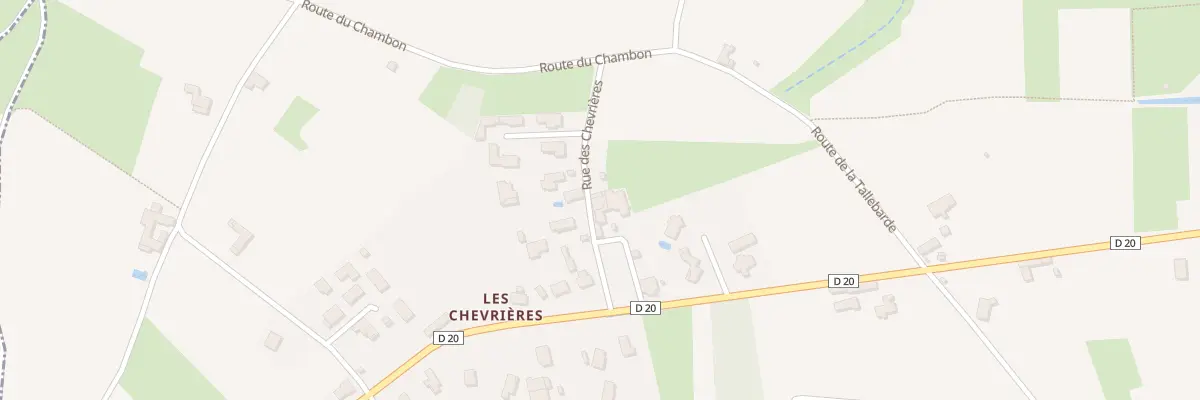 Plan du 80 Rue des Chevrières à Blacé