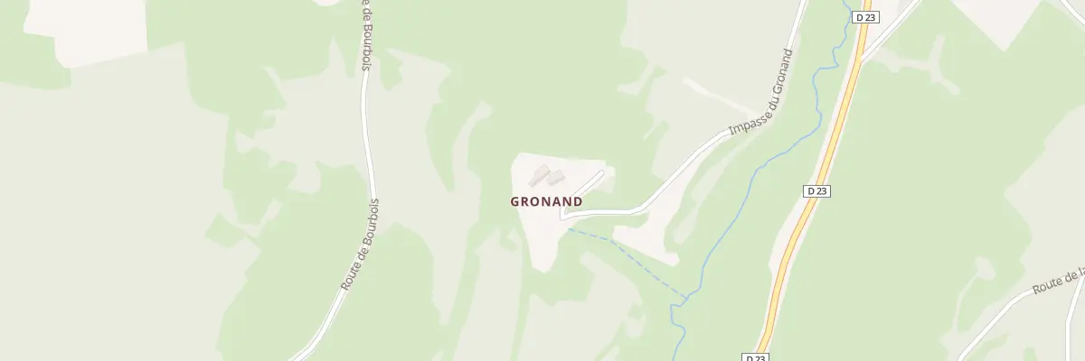 Plan du 5063 Gronand à Cenves