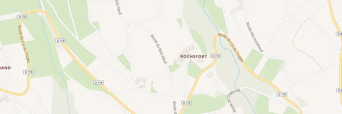 Plan du 5132B Rochefort à Chiroubles