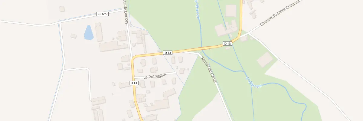 Plan du 6 Rue du Fourneau à Belan-sur-Ource