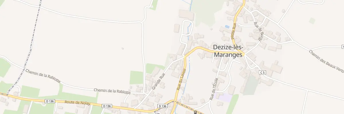 Plan du 13 Gr Grande Rue à Dezize-lès-Maranges