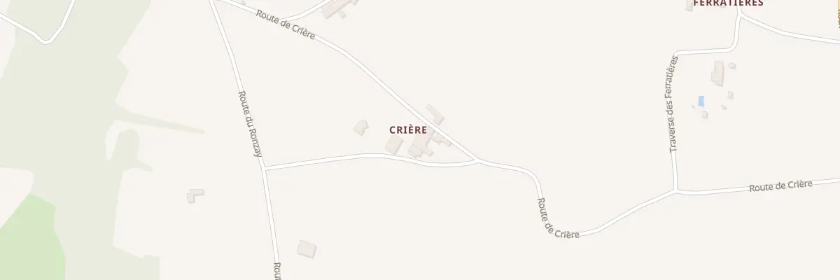 Plan du 1075 Rte de Criere à Charnay