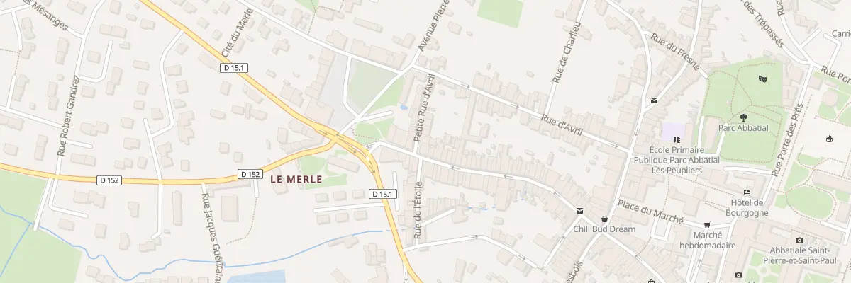 Plan du 4 Petite Rue d’Avril à Cluny