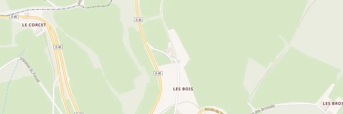 Plan du 5105 Les Bois à Serrières