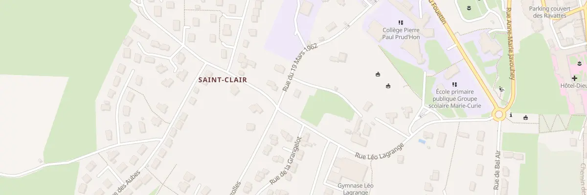 Plan du 5 Rue du 19 Mars 1962 à Cluny