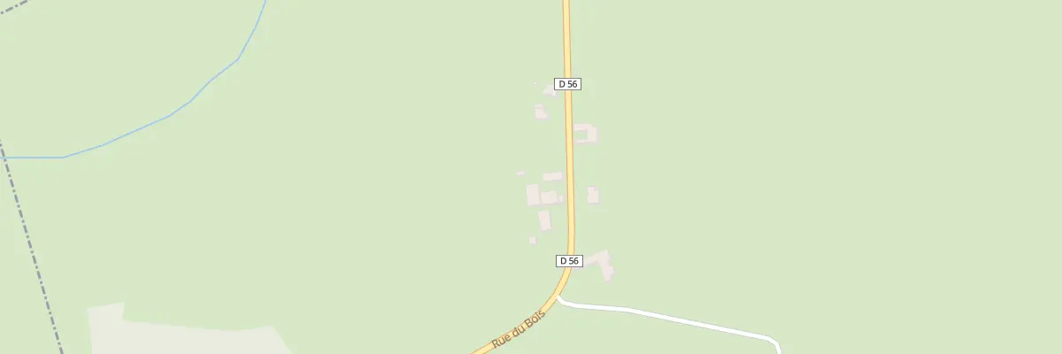 Plan du 6 Rue du Bois à Bailly-le-Franc