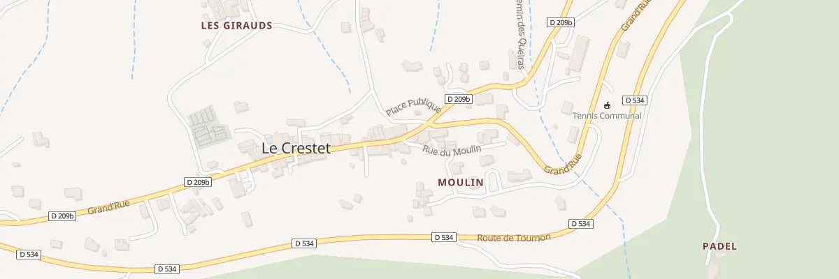 Plan du 370 Rue du Moulin au Crestet