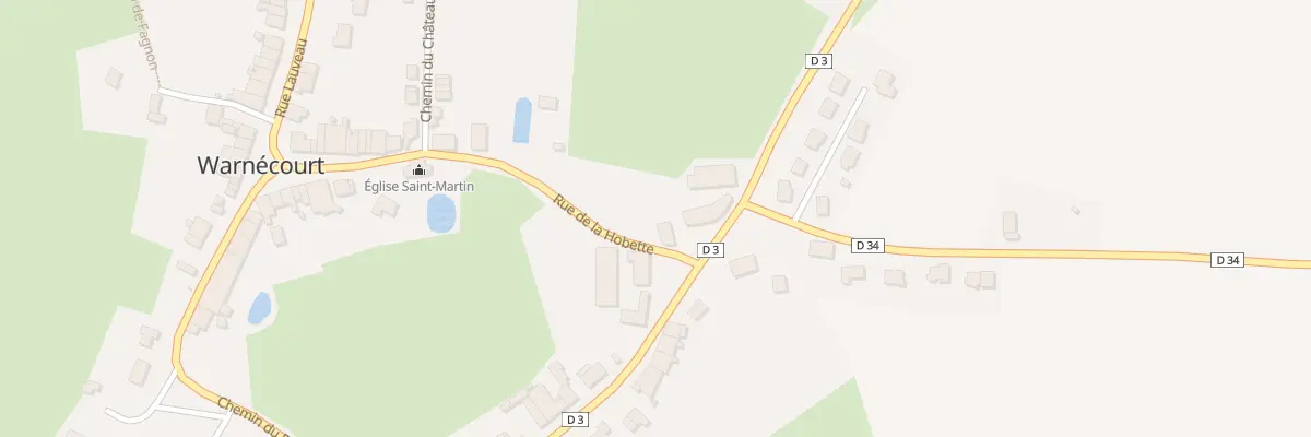Plan du 27 Rue de la Hobette à Warnécourt