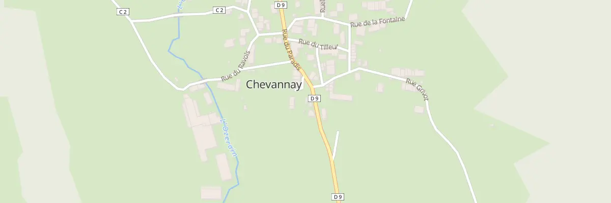 Plan du 1 Rle du Moulin à Chevannay