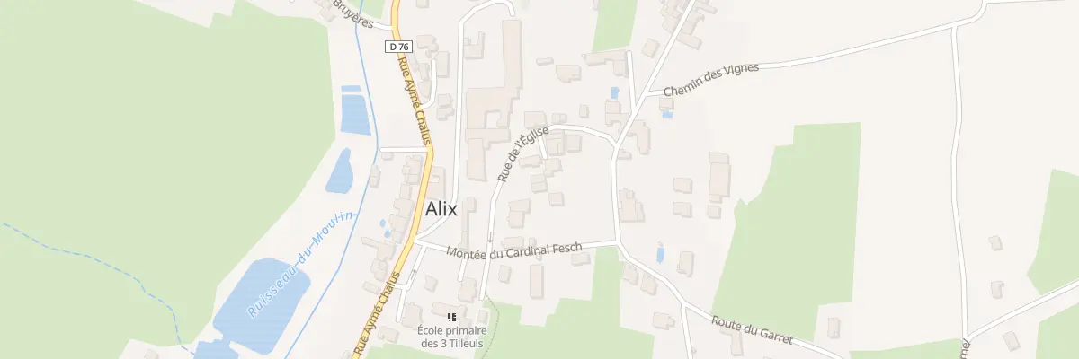 Plan du 45 Pl des Chanoinesses à Alix