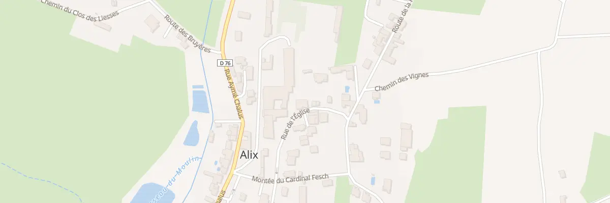 Plan du 125 Rue de l’Église à Alix