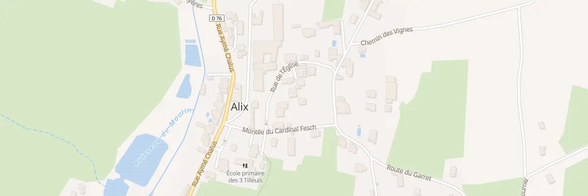Plan du 123 Mte du Cardinal Fesch à Alix