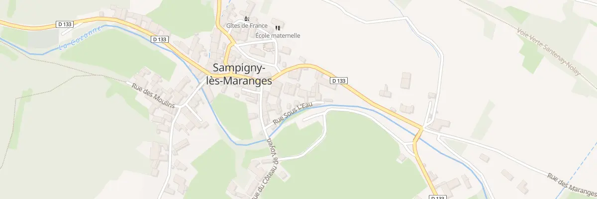 Plan du 5 Rue sous l’Eau à Sampigny-lès-Maranges