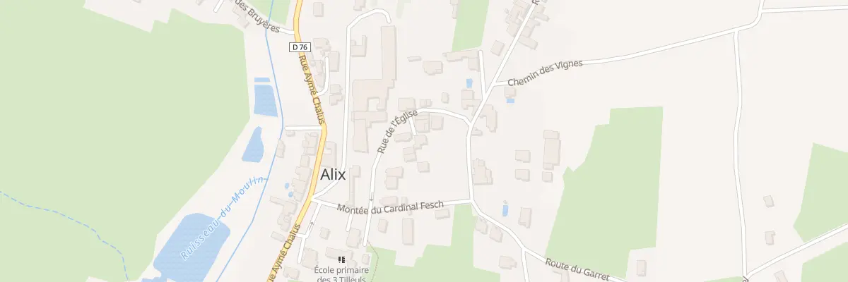 Plan du 39 Pl des Chanoinesses à Alix
