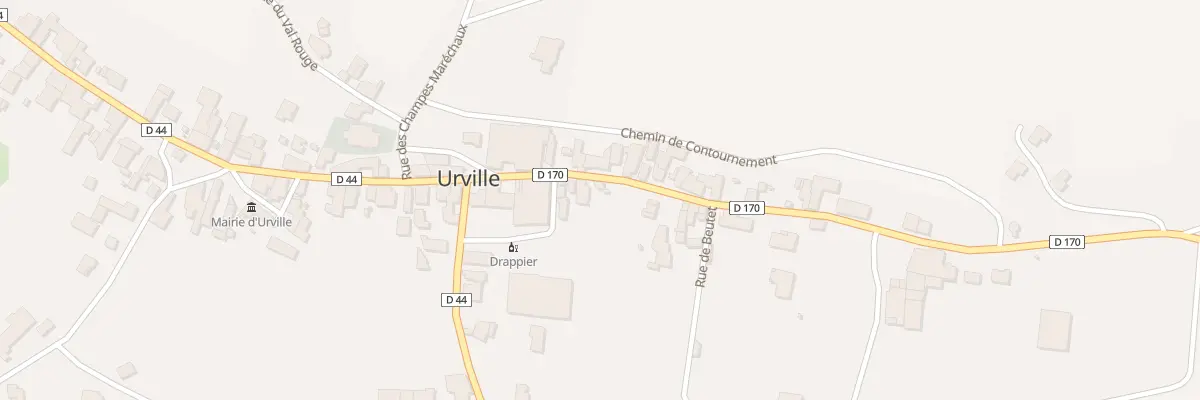 Plan du 20 Rue des Vignes à Urville