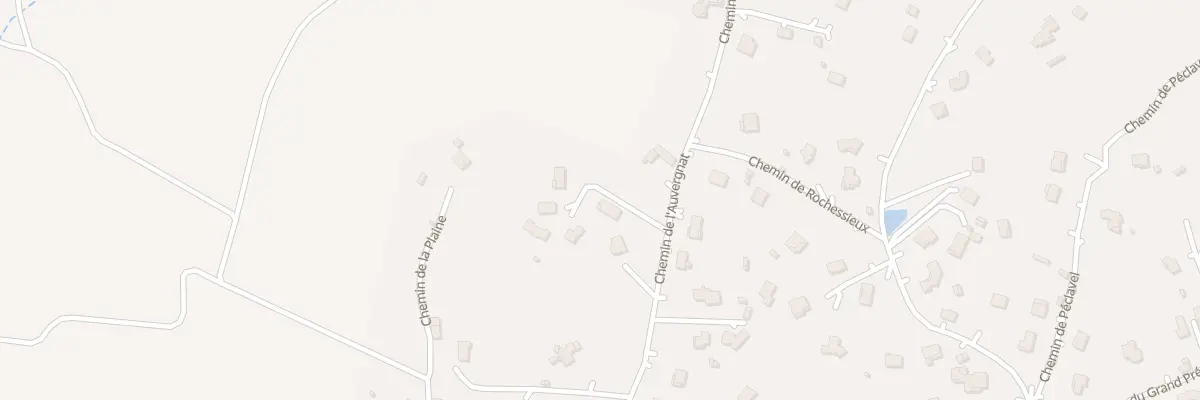 Plan du 413 Che de L Auvergnat à Roiffieux