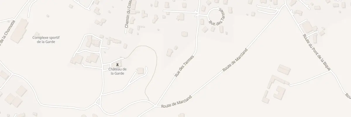 Plan du 480 Rue des Termes à Roiffieux