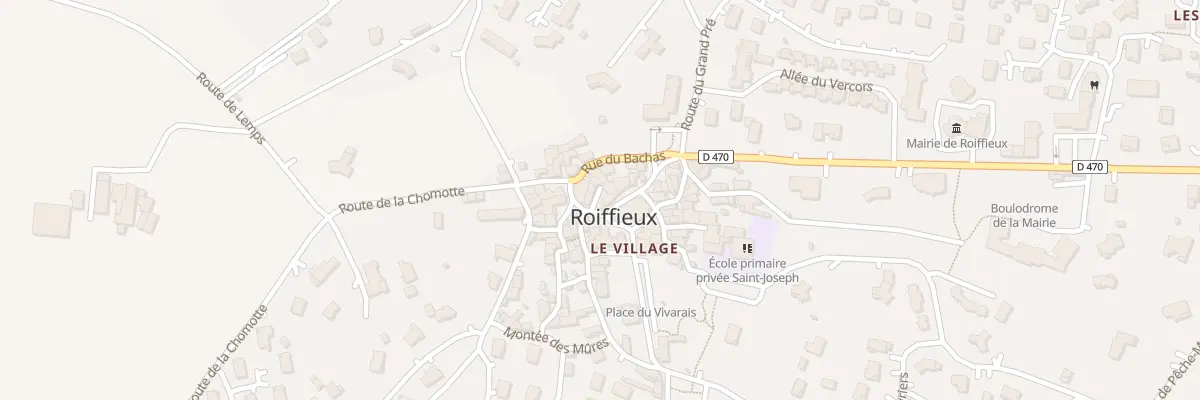 Plan du 72 Rue du Four à Roiffieux