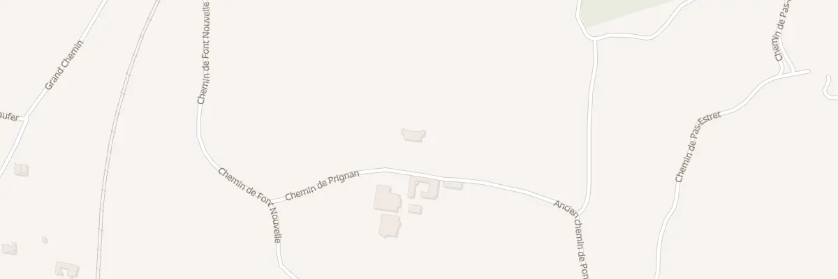 Plan du 169 Che de Prignan à Vénéjan