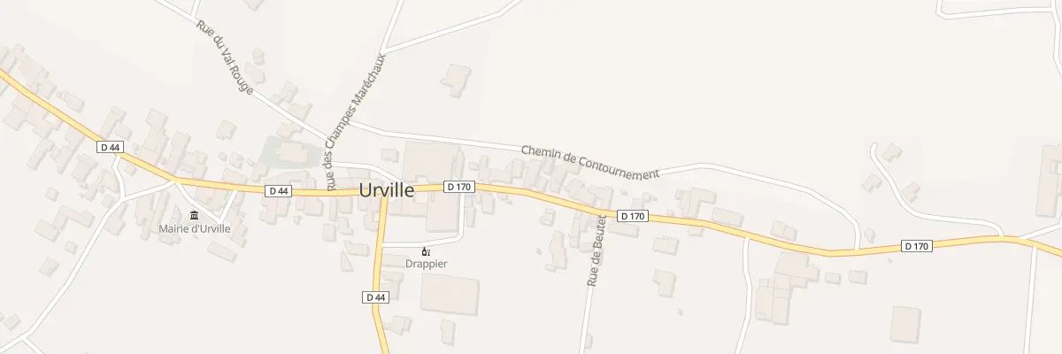 Plan du 57 Le Village à Urville