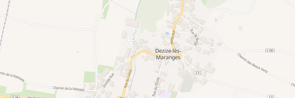 Plan du 27 Gr Grande Rue à Dezize-lès-Maranges