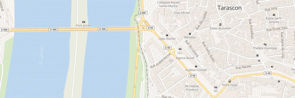 Plan du 3 Quai du Rhône à Tarascon