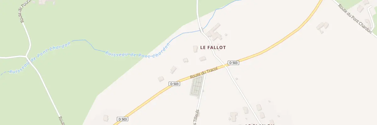 Plan du 1750 Rte du Tracol à Saint-Appolinard