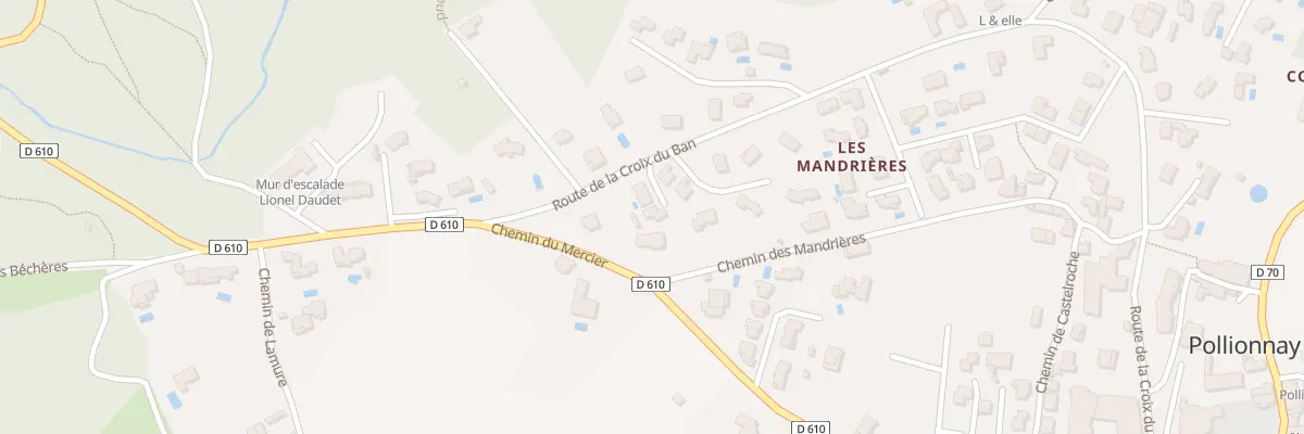 Plan du 773 Rte de la Croix du Ban à Pollionnay
