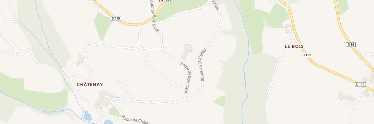 Plan du 100 Rte du Bois Neuf à Chiroubles