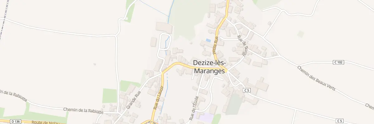 Plan du 29 Gr Grande Rue à Dezize-lès-Maranges