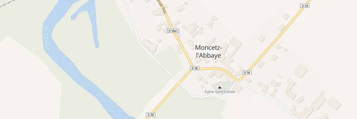 Plan du 3 Rue Grande Rue à Moncetz-l’Abbaye