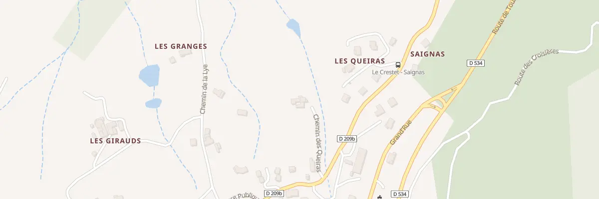 Plan du 137 Che des Queiras au Crestet