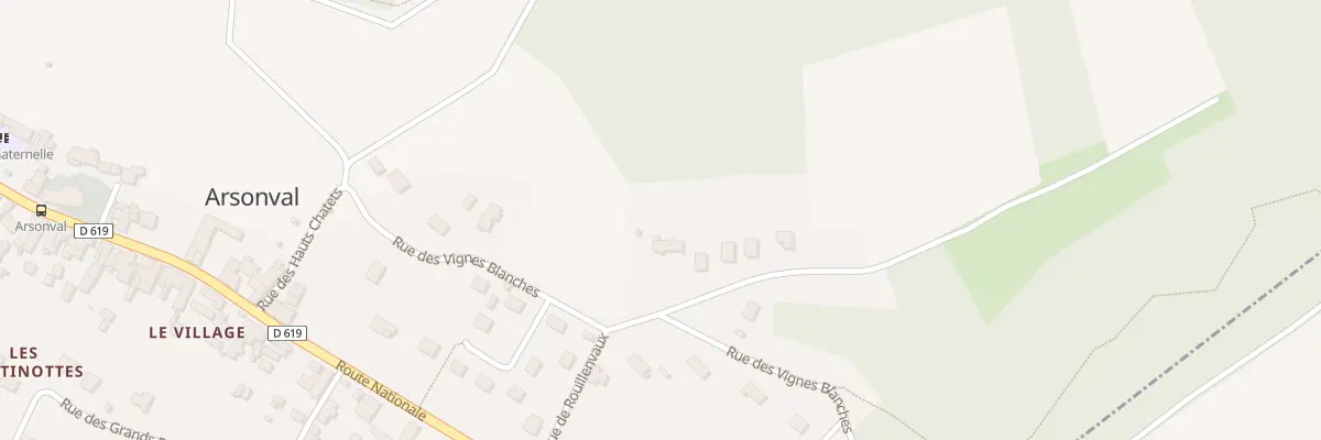 Plan du 5 Rue de Rouillenvaux à Arsonval