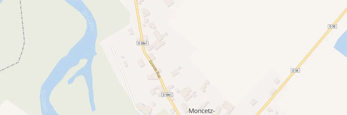 Plan du 20 Rue Grande Rue à Moncetz-l’Abbaye