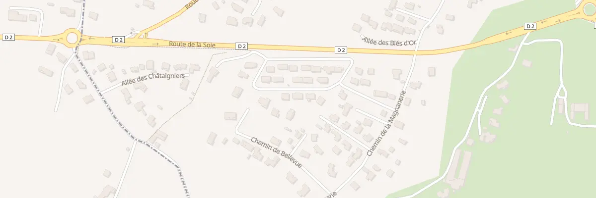Plan du 420 Rue Simone Veil à Chomérac