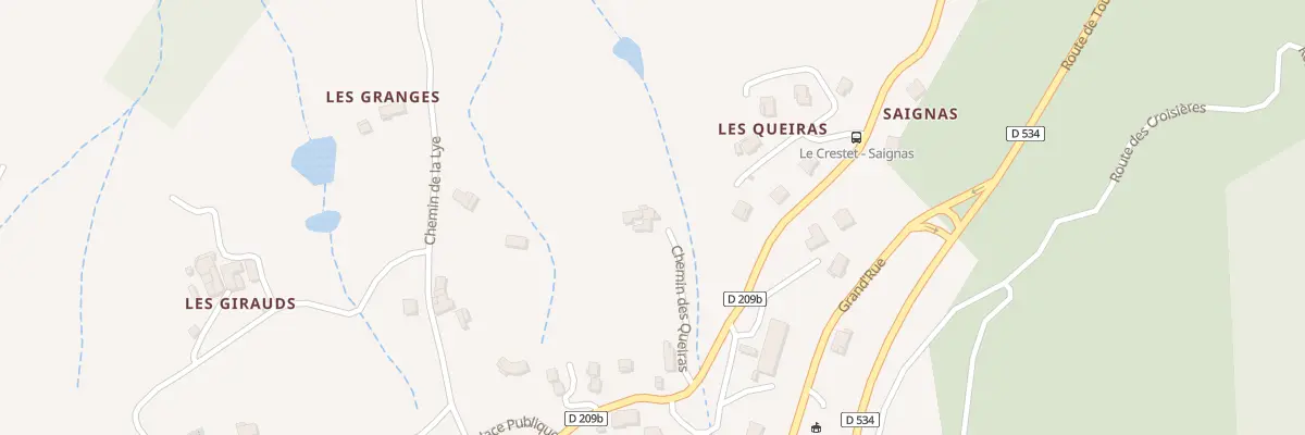 Plan du 135 Che des Queiras au Crestet