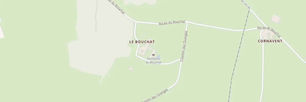 Plan du 582 Rte du Bouchat à Chaussan
