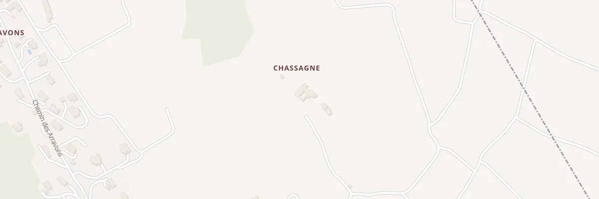 Plan du 21 Che de Chassagne à Thurins