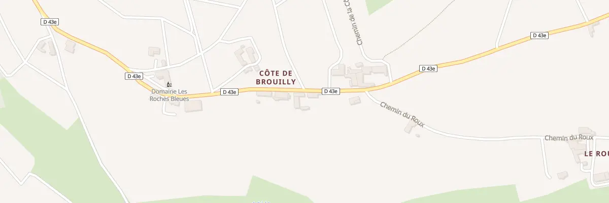 Plan du 1270 Rte du Mont Brouilly à Odenas