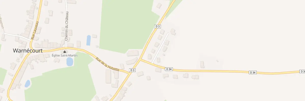 Plan du 3 Rue Le Pommereau à Warnécourt