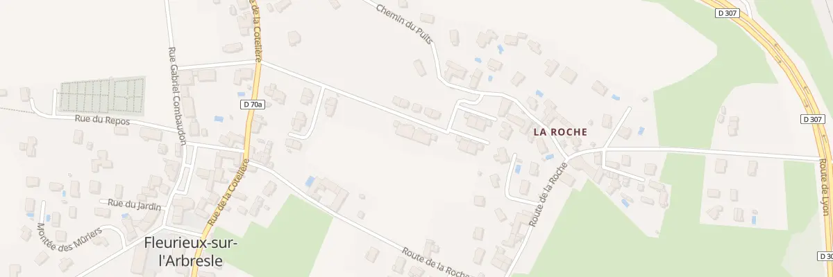 Plan du 187 Rue des Vignerons à Fleurieux-sur-l’Arbresle