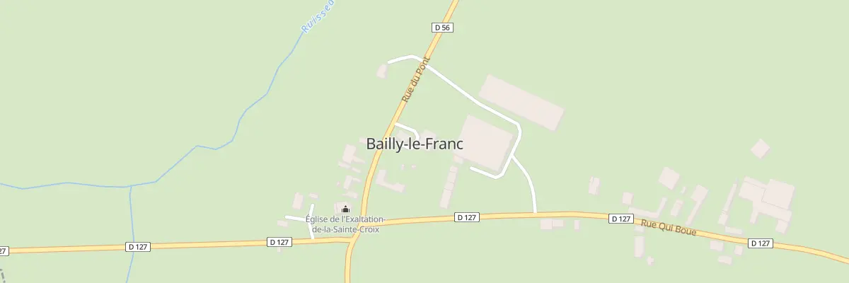 Plan du 4 Rue du Pont à Bailly-le-Franc