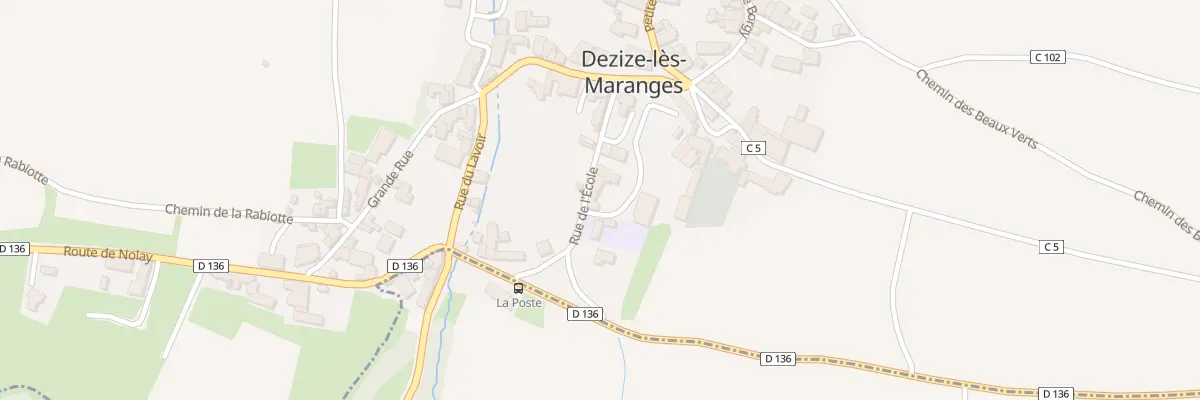 Plan du 8 Rue de l’Ecole à Dezize-lès-Maranges