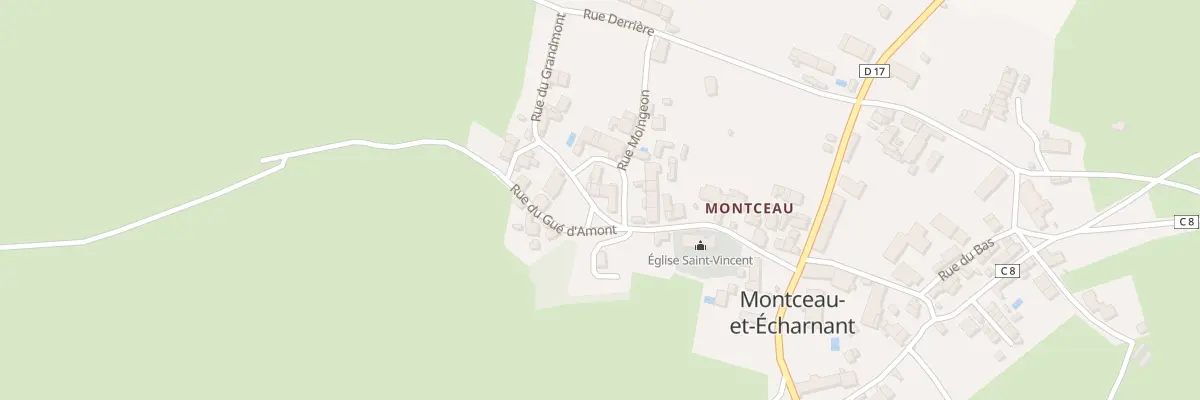 Plan du 20 Rue du Dessus de la Velle à Montceau-et-Écharnant