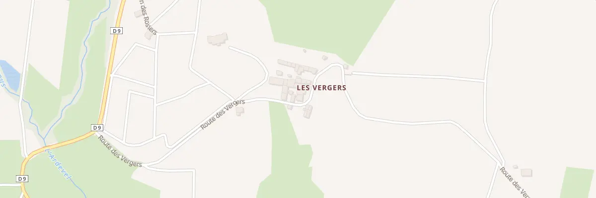 Plan du 391 Rte des Vergers à Régnié-Durette
