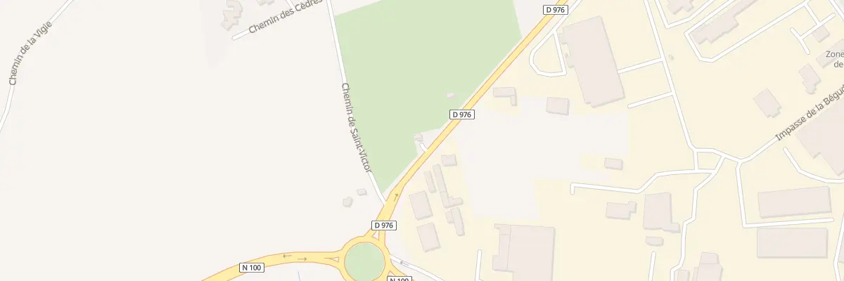 Plan du 5158 Rte d’Avignon à Domazan