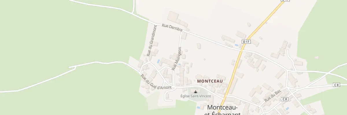 Plan du 9 Rue Moingeon à Montceau-et-Écharnant