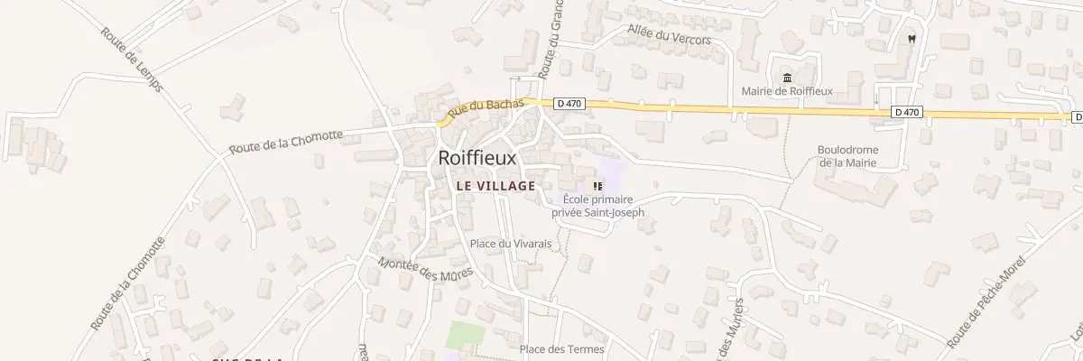 Plan du 67 Che Chemin des Trappes à Roiffieux