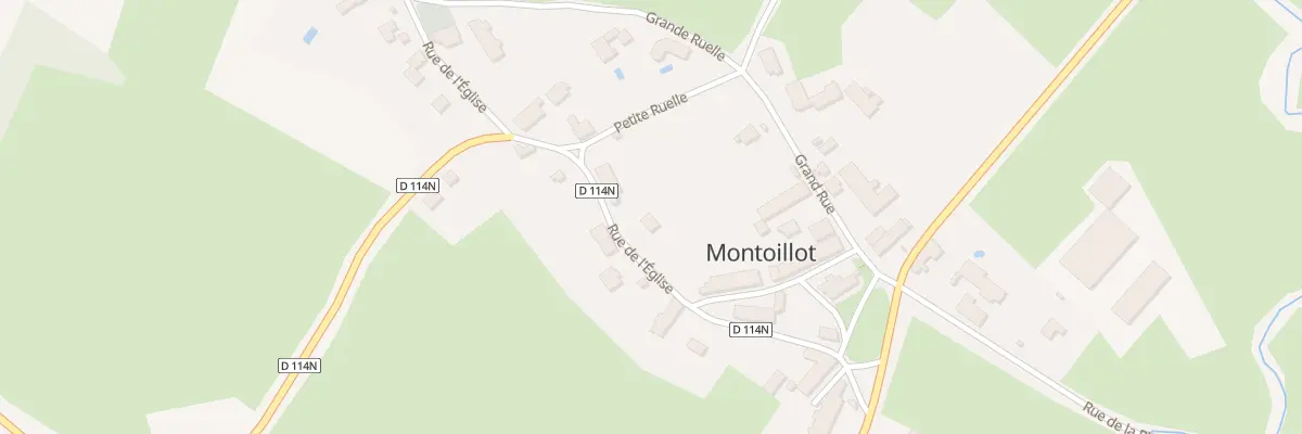 Plan du 6 Rue de l’Église à Montoillot