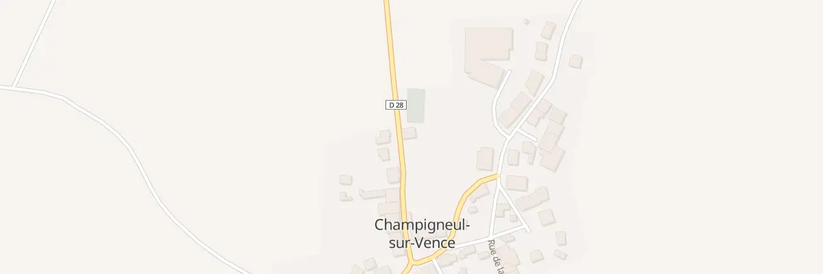 Plan du 24 Rte Evigny à Champigneul-sur-Vence